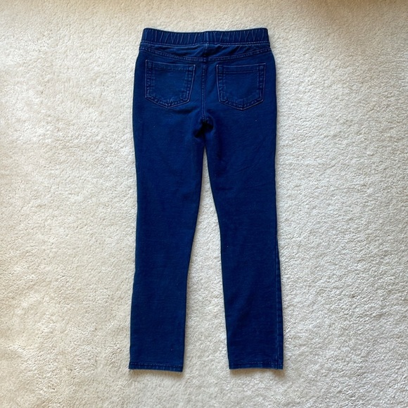 JUMPING BEANS UEC Girls Size 7 Blue Jean leggings Stretchy pull-on - Picture 7 of 9